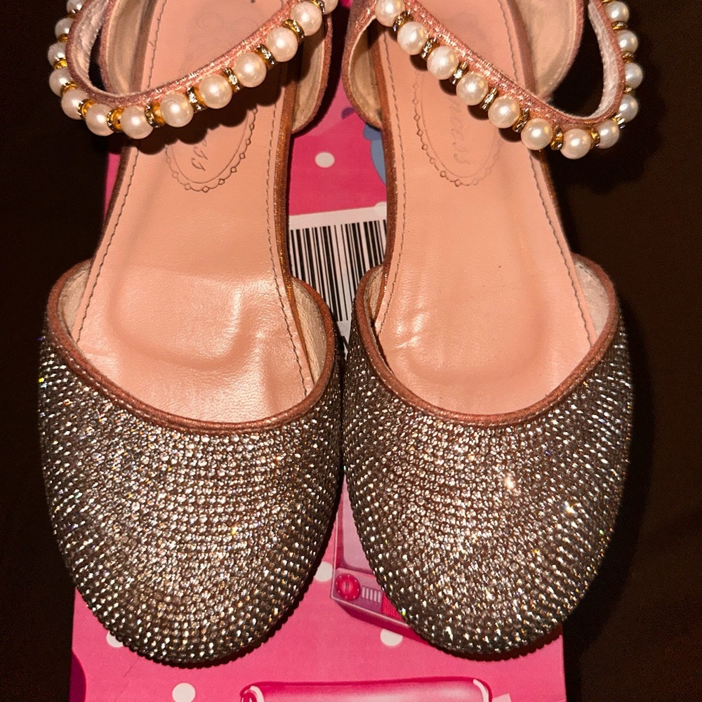 Glitter bling girls shoes size 1